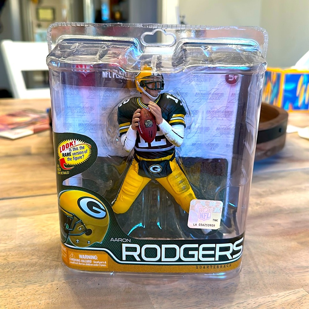 Aaron Rogers Green Bay Packers 2012 NFL  Season 29 McFarlane Action Figure